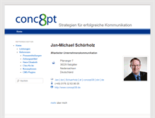 Tablet Screenshot of concept38.de